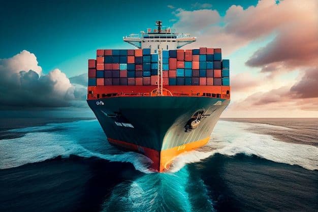 Ship on water